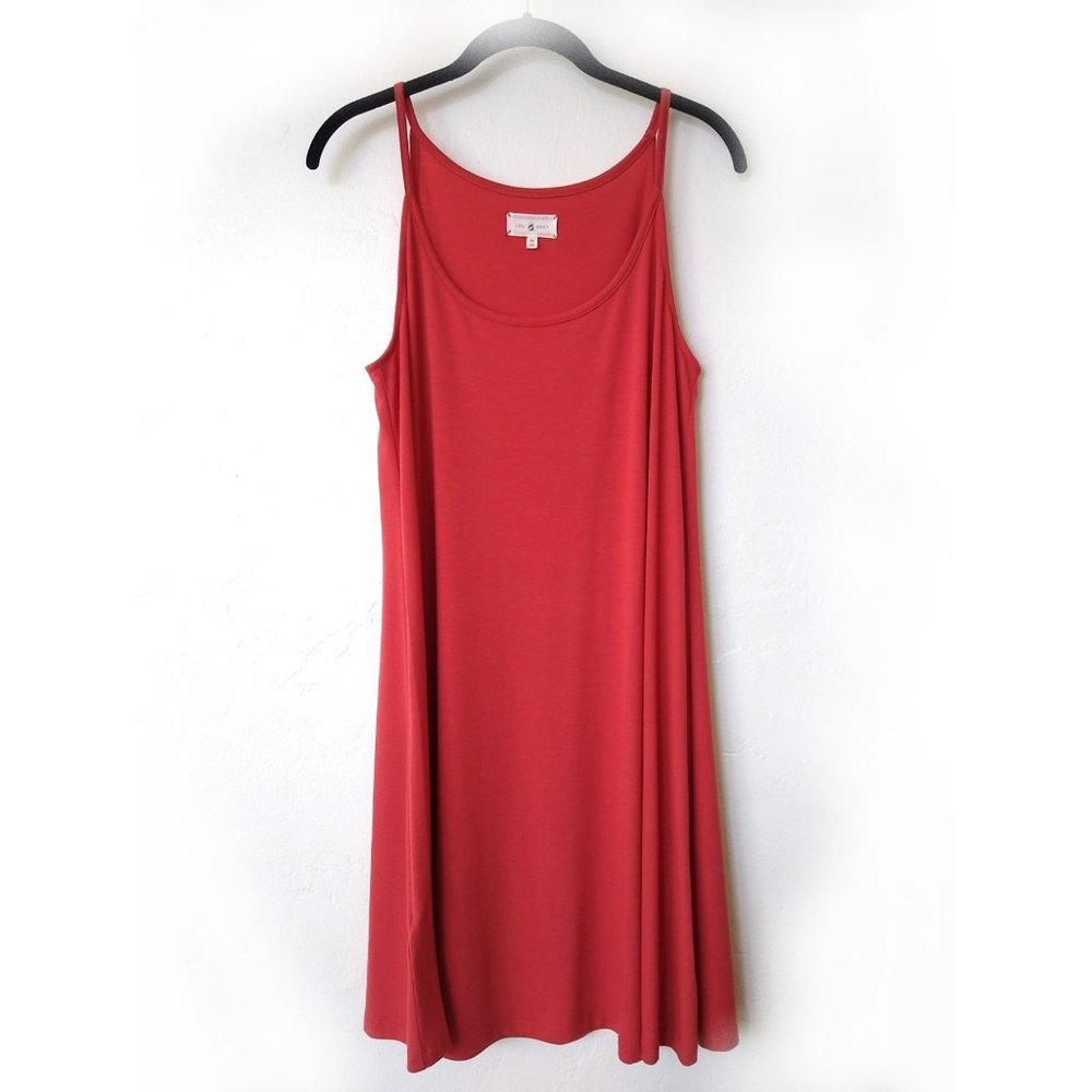 Lou & Grey Red Sleeveless Mini Dress